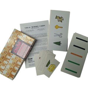 Developmental Learning Materials Visual Memory Cards I and II No P 181